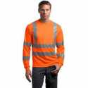 CornerStone CS409 ANSI 107 Class 3 Long Sleeve Snag-Resistant Reflective T-Shirt