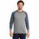 District DM136 Perfect Tri 3/4-Sleeve Raglan