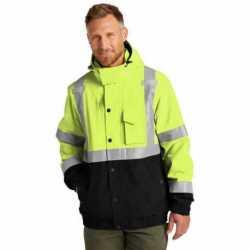 CornerStone CSJ501 ANSI 107 Class 3 Waterproof Insulated Ripstop Bomber Jacket