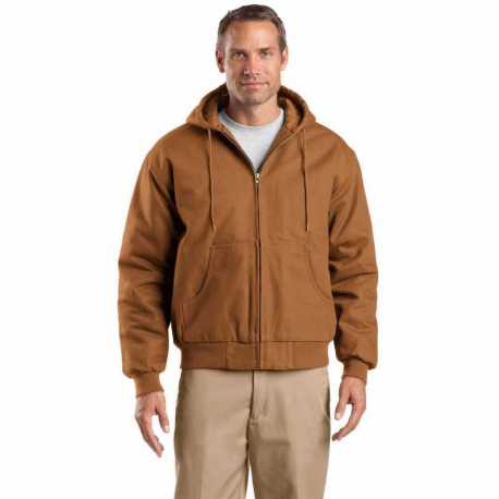 CornerStone TLJ763H Tall Duck Cloth Hooded Work Jacket