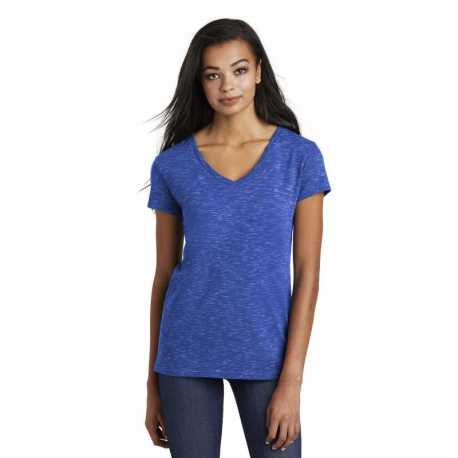 District DT664 Women's Medal V-Neck Tee