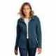 District DT1104 Women's Perfect Weight Fleece Drop Shoulder Full-Zip Hoodie