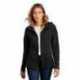 District DT1104 Women's Perfect Weight Fleece Drop Shoulder Full-Zip Hoodie