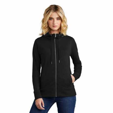 District DT673 Women's Featherweight French Terry Full-Zip Hoodie