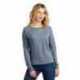 District DT672 Women's Featherweight French Terry Long Sleeve Crewneck