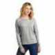 District DT672 Women's Featherweight French Terry Long Sleeve Crewneck