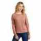 District DT672 Women's Featherweight French Terry Long Sleeve Crewneck