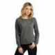 District DT672 Women's Featherweight French Terry Long Sleeve Crewneck