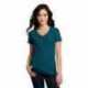 District DM1190L Women's Perfect Blend CVC V-Neck Tee