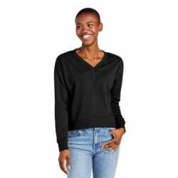 District DT1312 Women's Perfect Tri Fleece V-Neck Sweatshirt