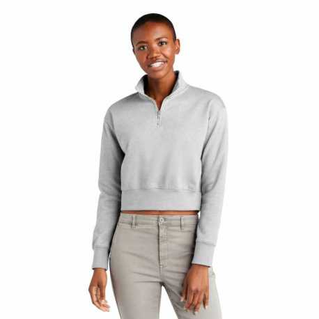 District DT6111 Women's V.I.T Fleece 1/2-Zip