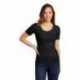 District DT6020 Women's V.I.T Rib Scoop Neck Tee