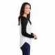 Sport-Tek LST400LS Ladies PosiCharge Long Sleeve Tri-Blend Wicking Scoop Neck Raglan Tee