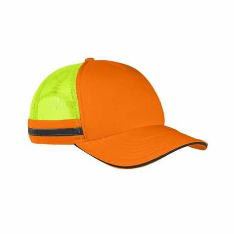 Big Accessories BA661 Safety Trucker Cap