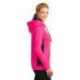 Sport-Tek LST235 Ladies Sport-Wick Fleece Colorblock Hooded Pullover