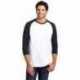 District DM136 Perfect Tri 3/4-Sleeve Raglan