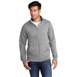 Port & Company PC78FZ Core Fleece Cadet Full-Zip Sweatshirt