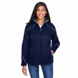 North End 78196 Ladies Angle 3-in-1 Jacket with Bonded Fleece Liner