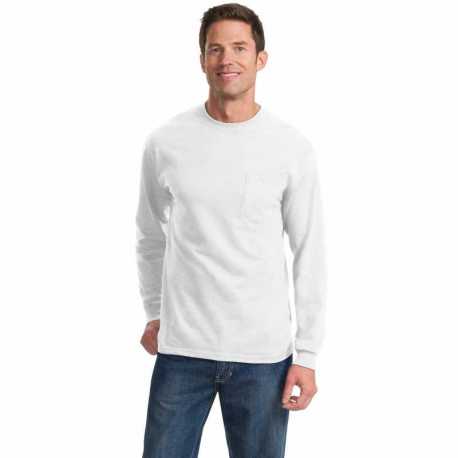 Port & Company PC61LSP Long Sleeve Essential Pocket Tee