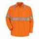 Red Kap SS14HV High Visibility Safety Long Sleeve Work Shirt