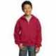 Port & Company PC90YZH Youth Core Fleece Full-Zip Hooded Sweatshirt