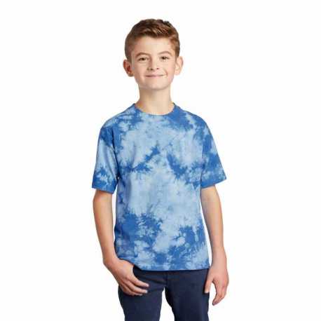 Port & Company PC145Y Youth Crystal Tie-Dye Tee