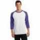 Port & Company PC55RS Core Blend 3/4-Sleeve Raglan Tee