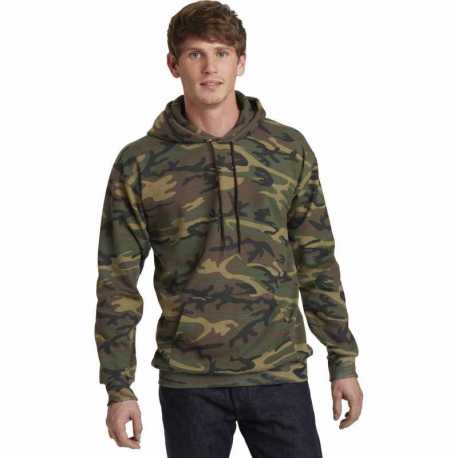 Port & Company PC78HC Core Fleece Camo Pullover Hooded Sweatshirt