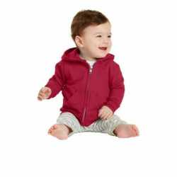 Port & Company CAR78IZH Infant Core Fleece Full-Zip Hooded Sweatshirt