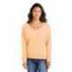 Port & Company LPC098V Ladies Beach Wash Garment-Dyed V-Neck Sweatshirt