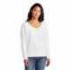 Port & Company LPC098V Ladies Beach Wash Garment-Dyed V-Neck Sweatshirt