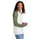 AllMade AL6009 Unisex Tri-Blend Long Sleeve Colorblock Raglan