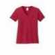 Port & Company LPC54V Ladies Core Cotton V-Neck Tee