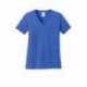 Port & Company LPC54V Ladies Core Cotton V-Neck Tee