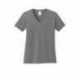 Port & Company LPC54V Ladies Core Cotton V-Neck Tee