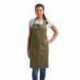 Artisan Collection by Reprime RP121 Unisex 'Barley' Contrast Stitch Recycled Bib Apron