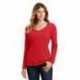 Port & Company LPC450VLS Ladies Long Sleeve Fan Favorite V-Neck Tee