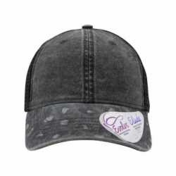 Infinity Her JANET Women's Printed Visor with Mesh Back Cap