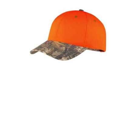 Port Authority C804 Enhanced Visibility Cap with Camo Brim