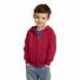 Port & Company CAR78TZH Toddler Core Fleece Full-Zip Hooded Sweatshirt