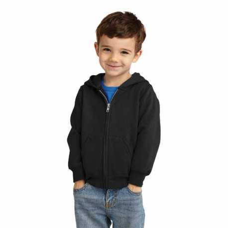 Port & Company CAR78TZH Toddler Core Fleece Full-Zip Hooded Sweatshirt