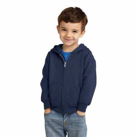 Port & Company CAR78TZH Toddler Core Fleece Full-Zip Hooded Sweatshirt