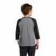 Port & Company PC55YRS Youth Core Blend 3/4-Sleeve Raglan Tee