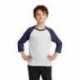 Port & Company PC55YRS Youth Core Blend 3/4-Sleeve Raglan Tee