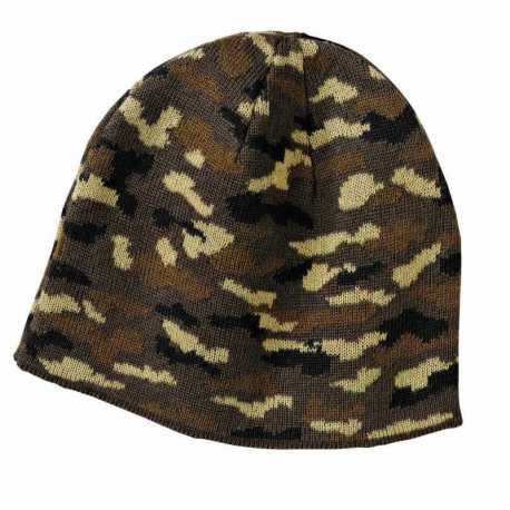 Port & Company CP91C Camo Beanie Cap