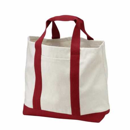 Port Authority B400 Ideal Twill Two-Tone Shopping Tote