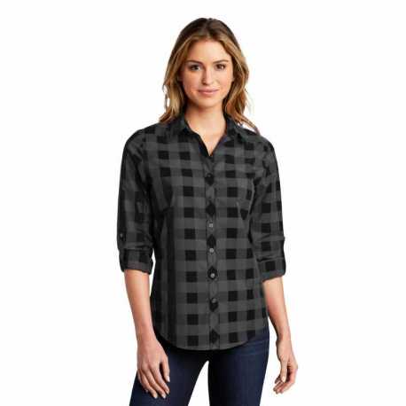 Port Authority LW670 Ladies Everyday Plaid Shirt