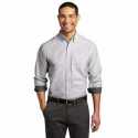 Port Authority W657 SuperPro Oxford Stripe Shirt