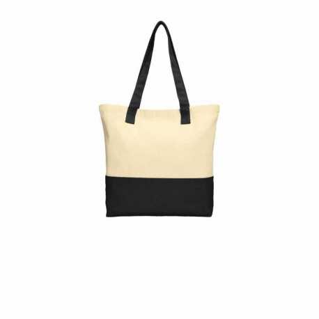 Port Authority BG414 Colorblock Cotton Tote