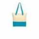 Port Authority BG414 Colorblock Cotton Tote